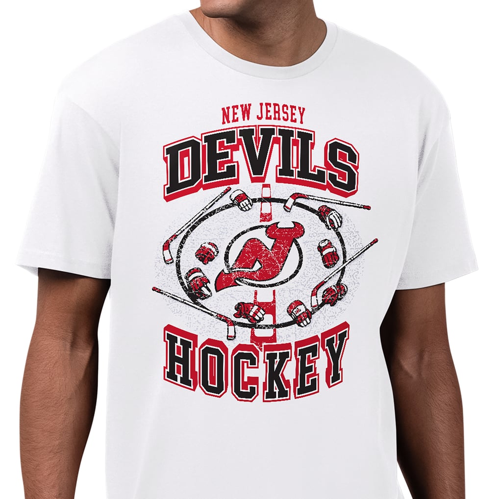 New Jersey Devils Starter Tilly T-Shirt - White
