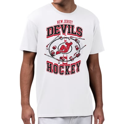 New Jersey Devils Starter Tilly T-Shirt - White
