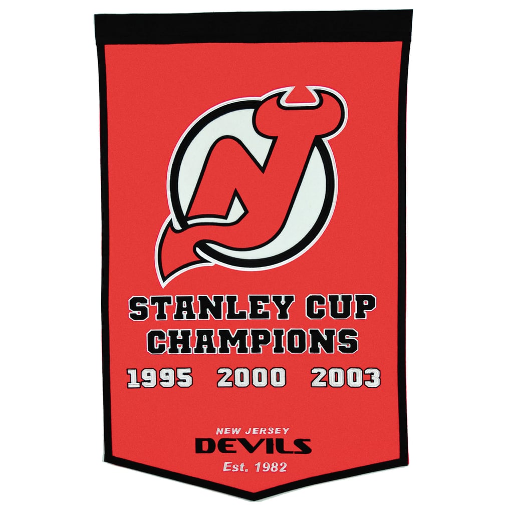 New Jersey Devils 24" x 38" Wool Dynasty Banner