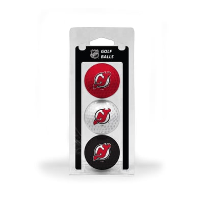 New Jersey Devils 3-Pack Multi-Colored Team Golf Ball Set