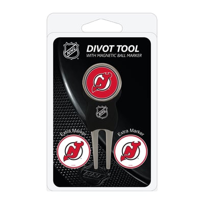 New Jersey Devils Golf Divot Tool Pack with 3 Magnetic Markers