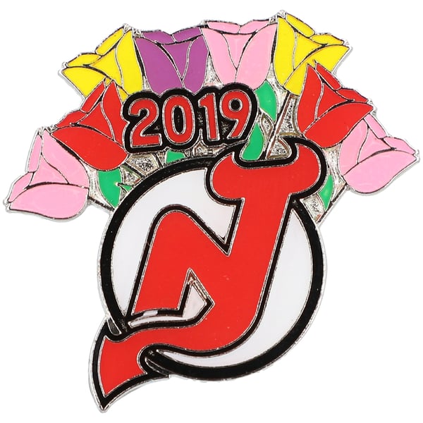 New Jersey Devils Hockey Logo Patch - Lot Of 1, Approx. 4 3/4" X 3", Iron-On/Sew-On