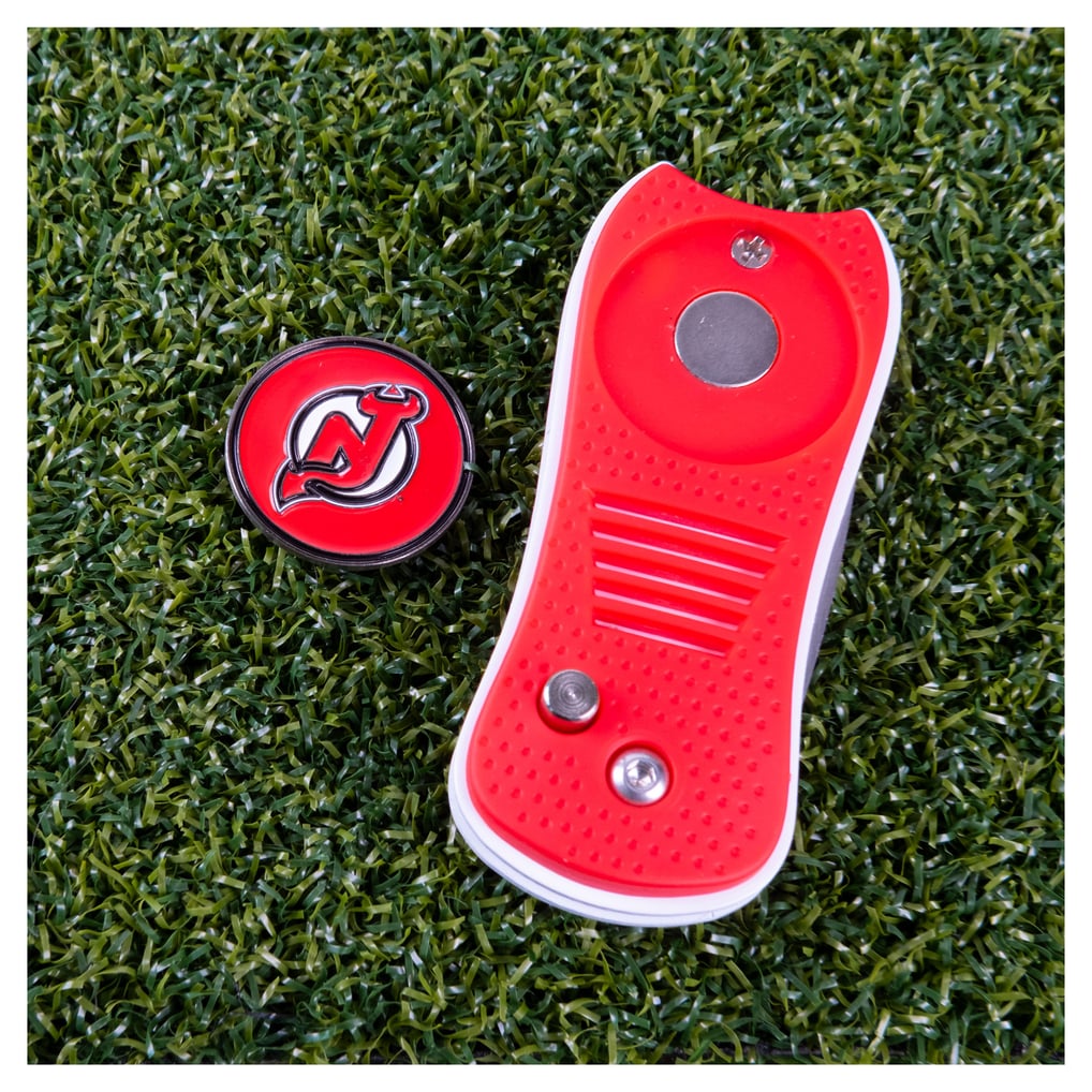 New Jersey Devils Switchblade Divot Tool With Magnetic Ball Marker