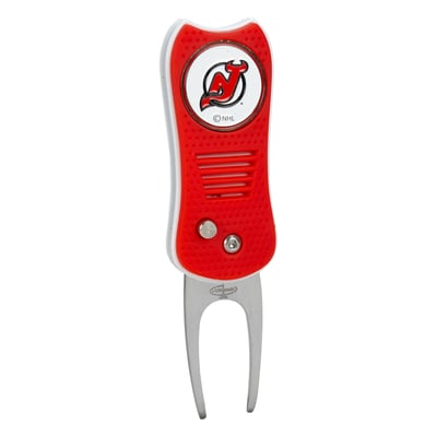 New Jersey Devils Switchblade Divot Tool With Magnetic Ball Marker