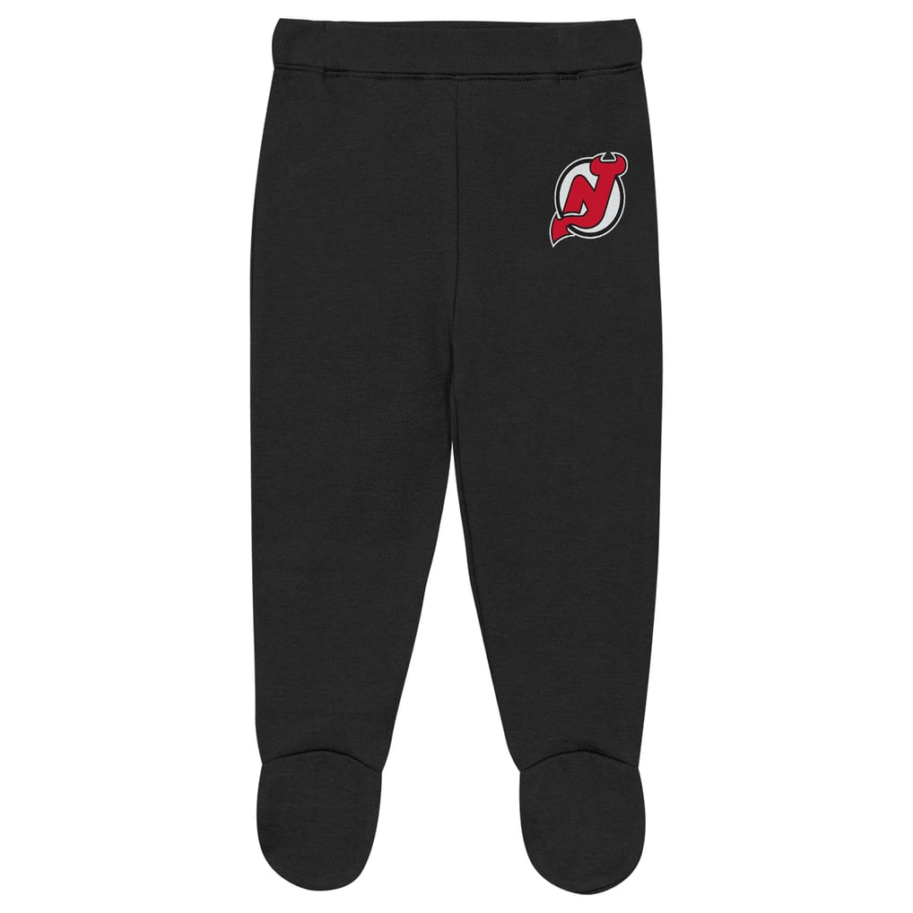  New Jersey Devils Outerstuff Newborn Huddles and Giggles Three-Piece Set - Heathered Bone