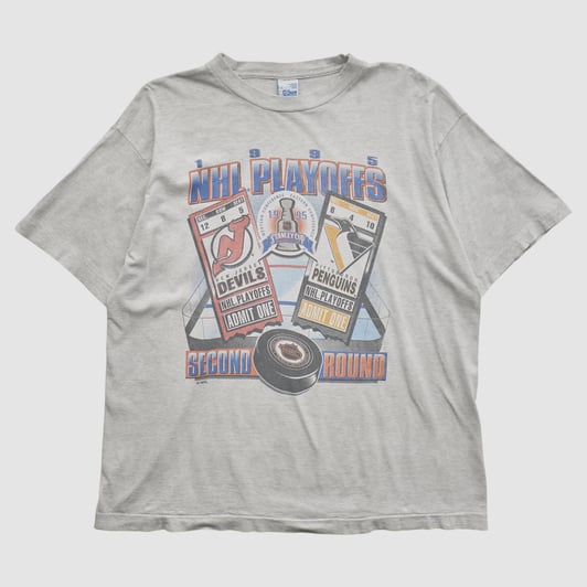 Stanley Cup Salem Sportswear 1995 T-shirt - Heather Gray - XL by Fanatics Real Vintage