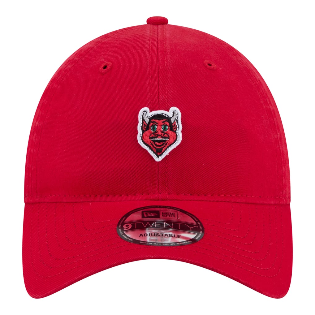 New Jersey Devils New Era Unisex Mascot Patch 9TWENTY Adjustable Hat - Red