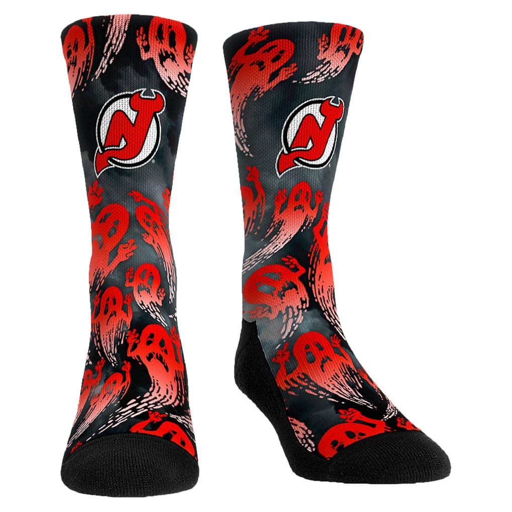  New Jersey Devils Rock Em Unisex Halloween Crew Socks 2-Pack Set - Orange