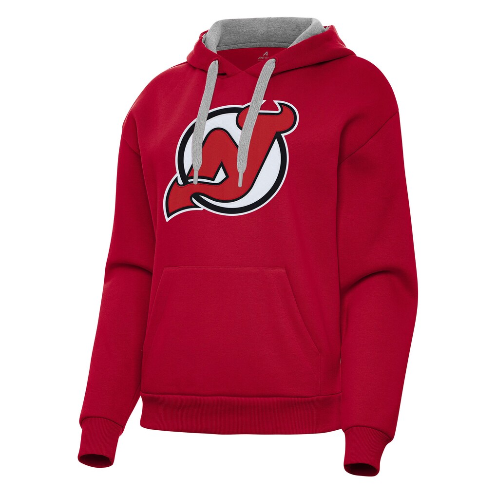 New Jersey Devils Antigua Women's Victory Pullover Hoodie - Red