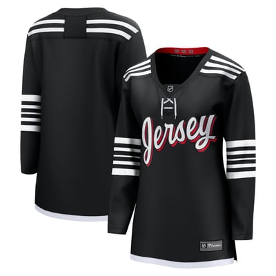 New Jersey Devils Fanatics Women's Alternate  Breakaway Jersey - Black