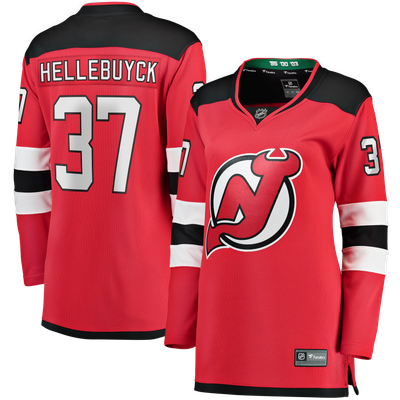 Connor Hellebuyck New Jersey Devils Fanatics Women's Home Breakaway Jersey - Red