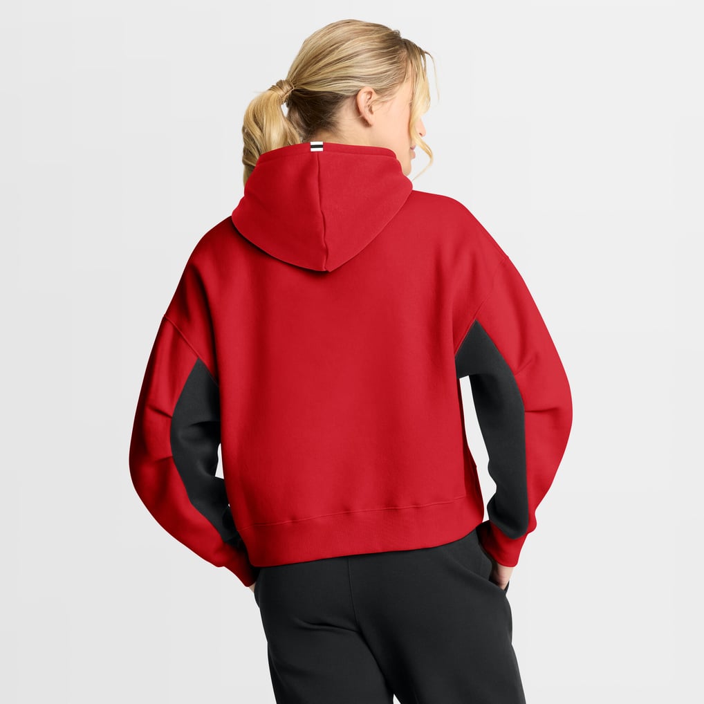 New Jersey Devils Fanatics Women's Back Check Boxy Hoodie - Red