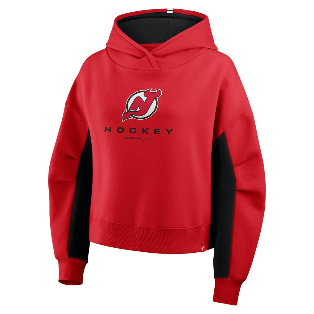 New Jersey Devils Fanatics Women's Back Check Boxy Hoodie - Red