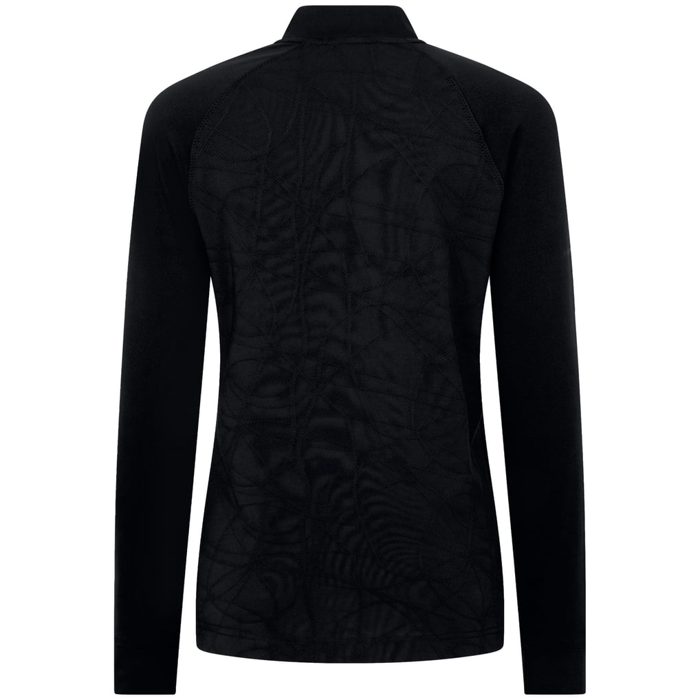 New Jersey Devils Levelwear Women's Amethyst Insignia Core Quarter-Zip Jacket - Black
