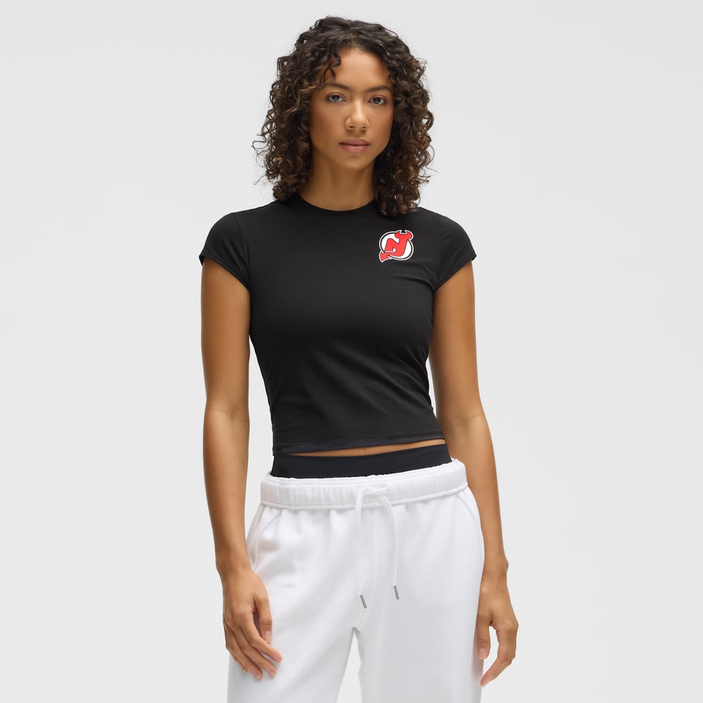 New Jersey Devils lululemon Women's Baby T-Shirt - Black