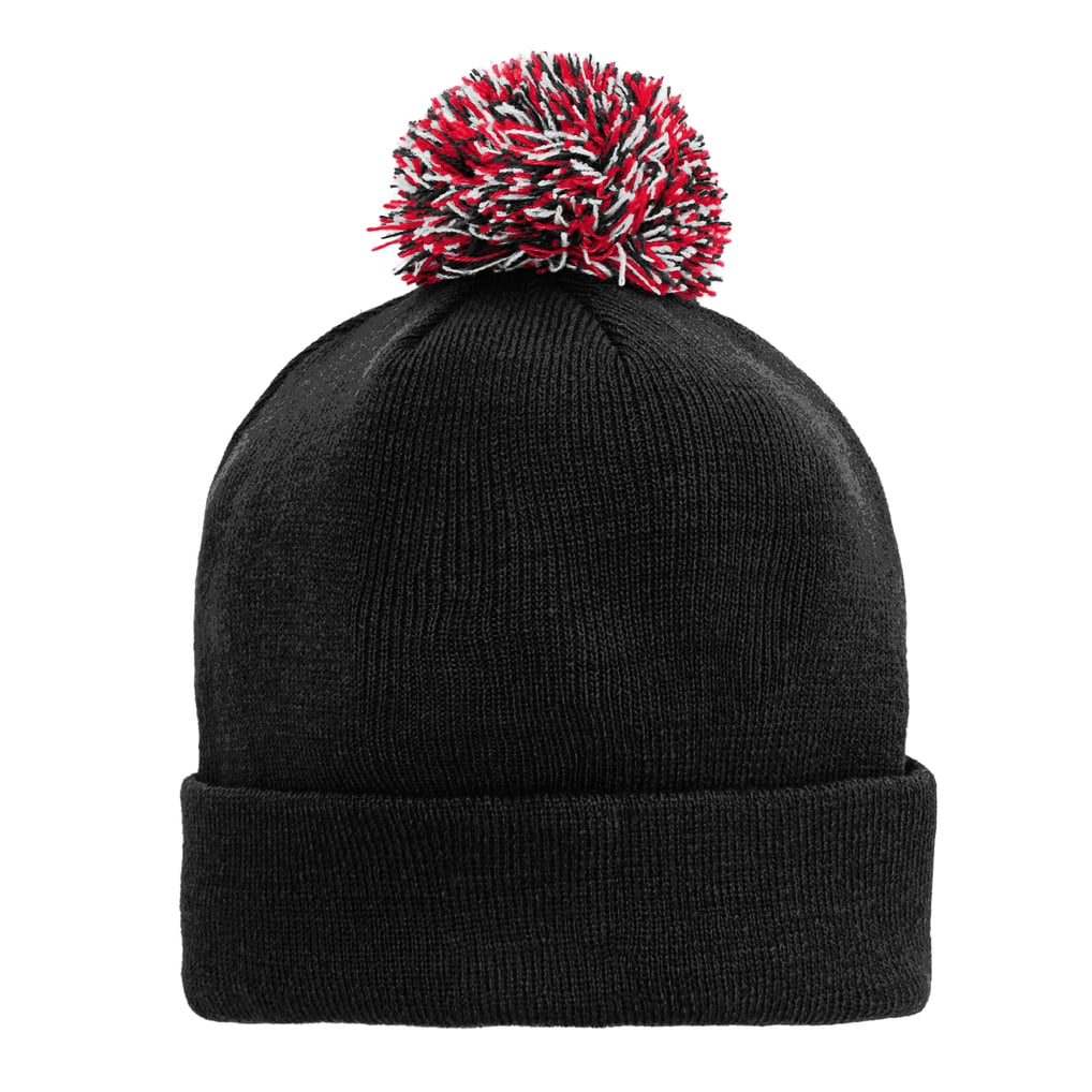 New Jersey Devils Outerstuff Youth Cuffed Knit Hat with Pom - Black