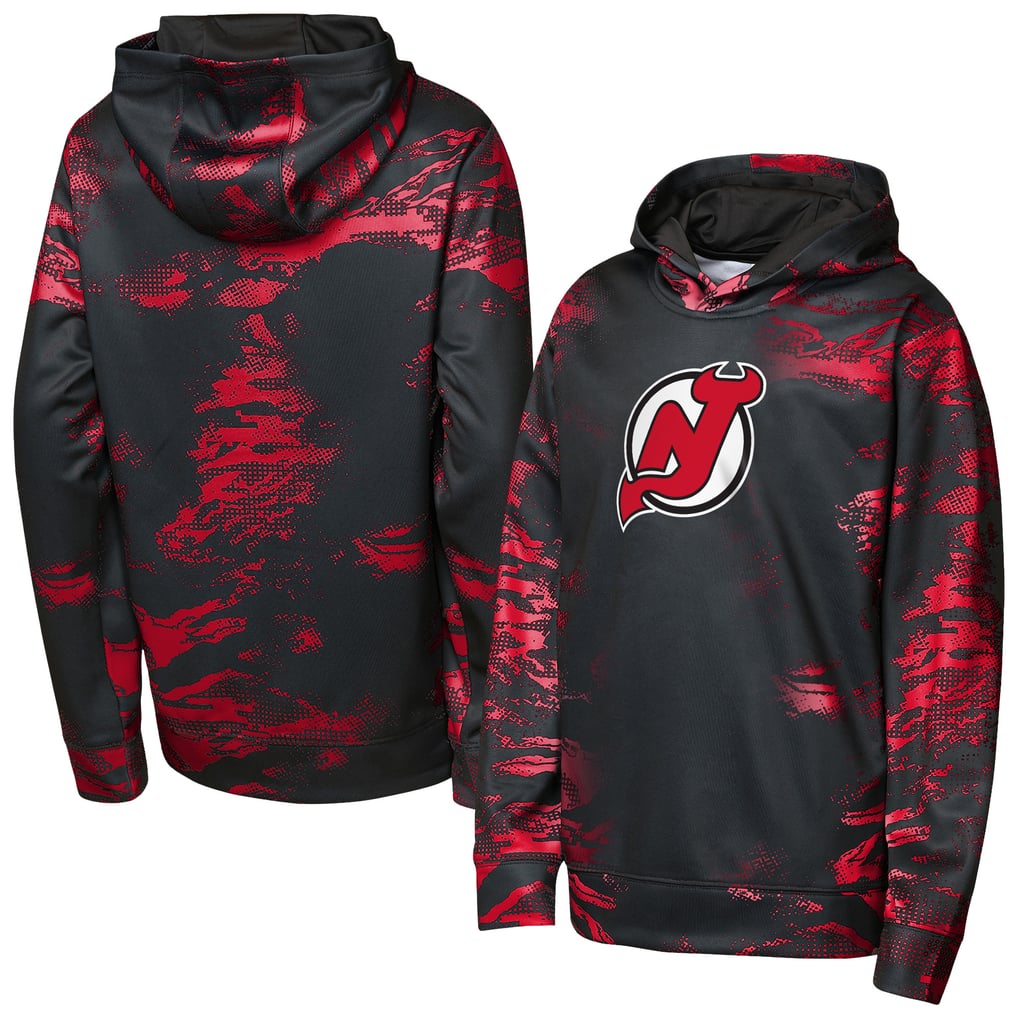  New Jersey Devils Outerstuff Youth Team Dynamics Hoodie - Black