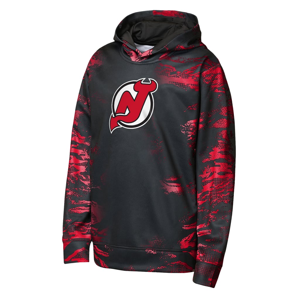  New Jersey Devils Outerstuff Youth Team Dynamics Hoodie - Black