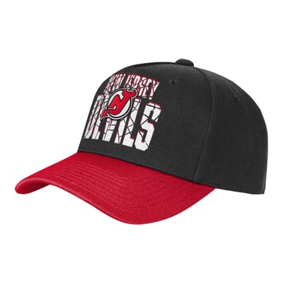 New Jersey Devils Outerstuff Youth Ice Breaker Adjustable Hat - Black/Red