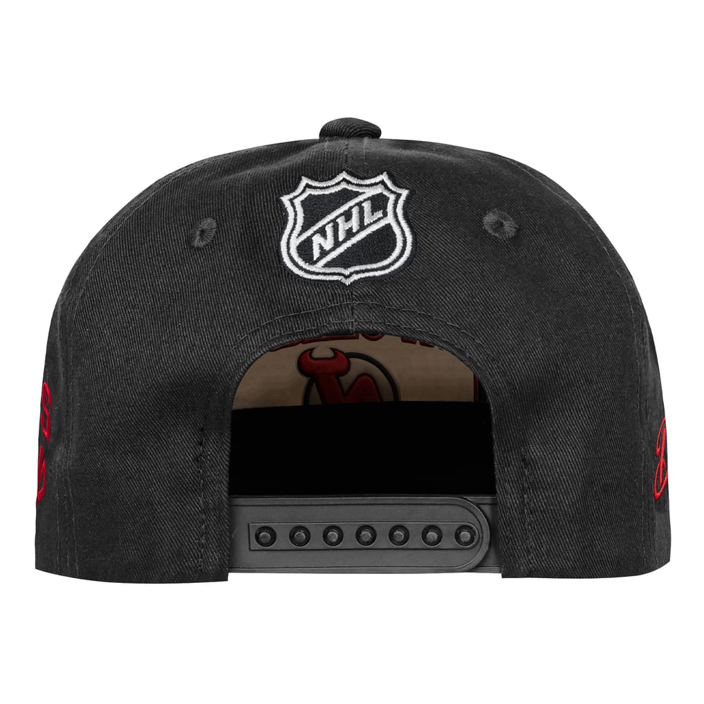 New Jersey Devils Outerstuff Youth Arch Snapback Hat - Natural/Black