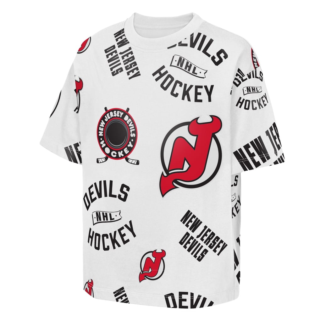  New Jersey Devils Outerstuff Youth Unstoppable Elevated T-Shirt - White
