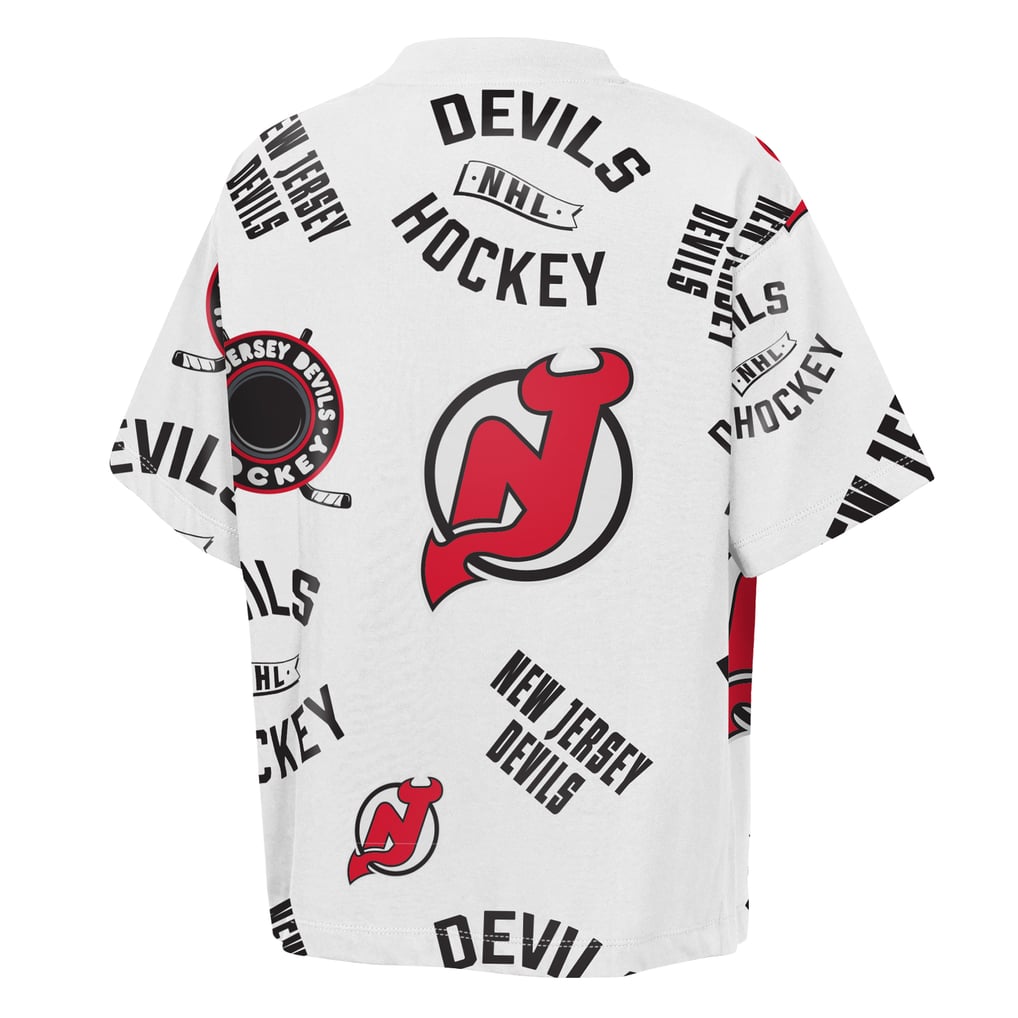  New Jersey Devils Outerstuff Youth Unstoppable Elevated T-Shirt - White