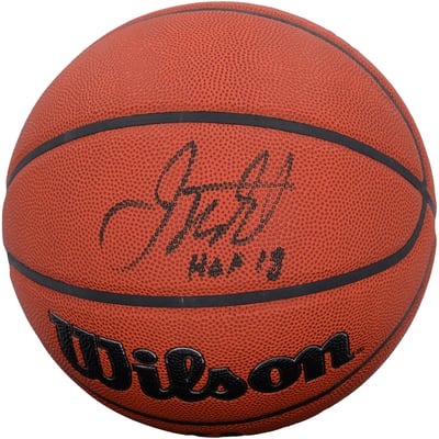 Jason Kidd New Jersey Nets Autographed Fanatics Authentic Wilson Authentic Series Indoor/Outdoor Basketball with "HOF 18" Inscription