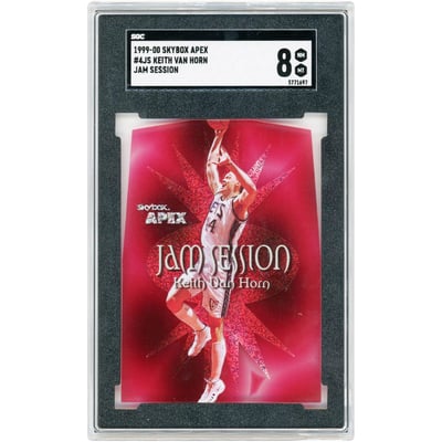 Keith Van Horn New Jersey Nets 1999-00 Fleer/Skybox Apex Jam Session #4JS SGC Authenticated 8 Card 