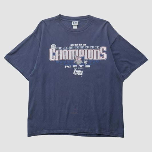 New Jersey Nets Lee Apparel 2002 T-shirt - Navy - L by Fanatics Real Vintage
