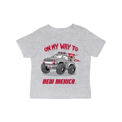 New Mexico Lobos Vive La Fete Infant On My Way T-Shirt - Gray