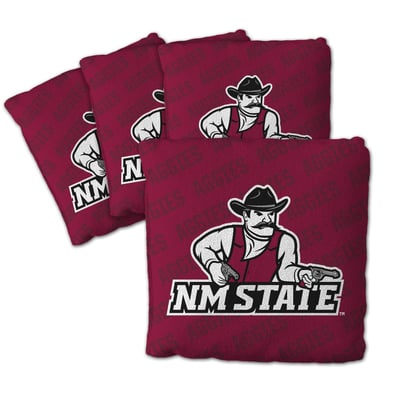 New Mexico State Aggies Fanpoint Four-Piece Cornhole Bag Set