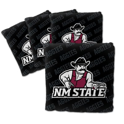 New Mexico State Aggies Fanpoint Four-Piece Cornhole Bag Set