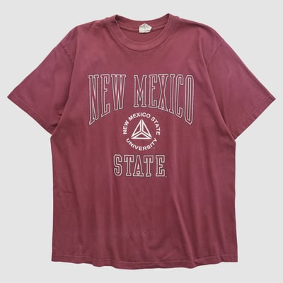 New Mexico State Aggies Cotton Exchange 90s T-shirt - Maroon - 2XL by Fanatics Real Vintage