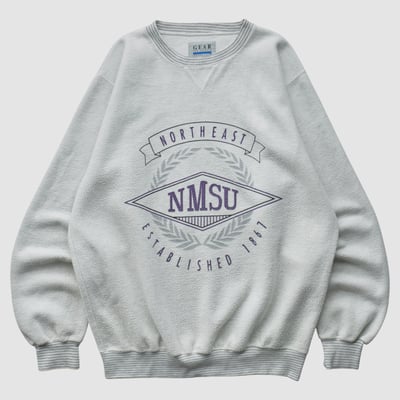 New Mexico State Aggies Gear For Sports 2000s Pullover Sweatshirt - White - S by Fanatics Real Vintage