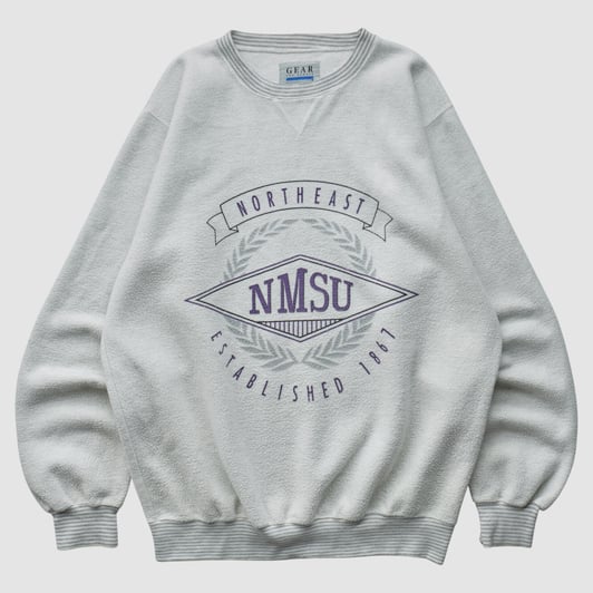 New Mexico State Aggies Gear For Sports 2000s Pullover Sweatshirt - White - S by Fanatics Real Vintage