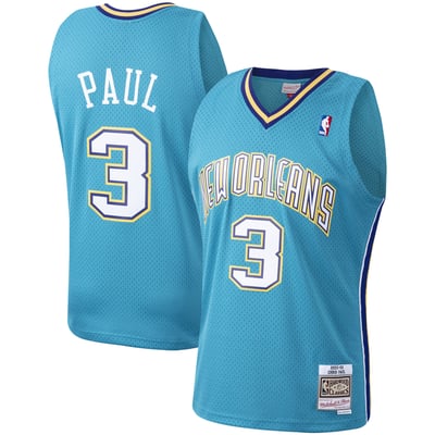 Chris Paul New Orleans Hornets Mitchell & Ness Hardwood Classics Swingman Jersey - Teal
