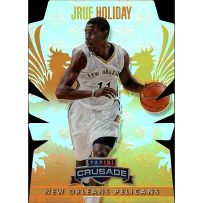 2013-14 Panini Crusade Insert Orange Die Cut #260 Jrue Holiday