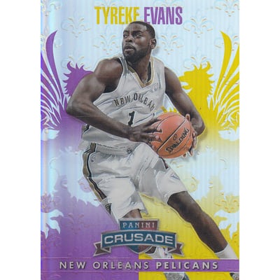 2013-14 Panini Crusade Insert Purple #270 Tyreke Evans