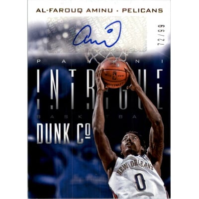 2013-14 Panini Intrigue Dunk Company Autographs #58 Al-Farouq Aminu/99