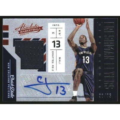 2016-17 Absolute Memorabilia Freshman Flyer Jersey Autographs #3 Cheick Diallo