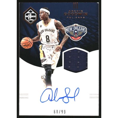 2016-17 Limited Limited Jersey Signatures #41 Archie Goodwin/99