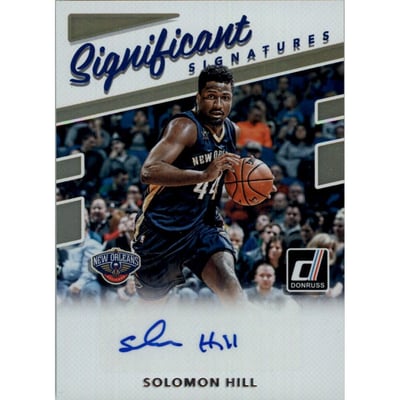 2017-18 Donruss Significant Signatures #53 Solomon Hill