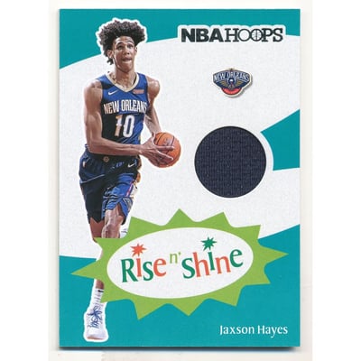 2019-20 Hoops Rise N Shine Memorabilia #25 Jaxson Hayes