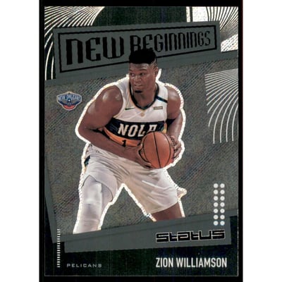 2019-20 Panini Status New Beginnings #30 Zion Williamson