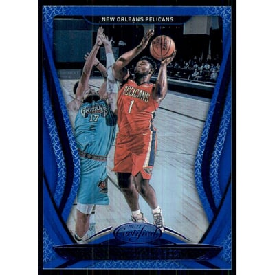 2020-21 Certified Mirror Blue #80 Zion Williamson