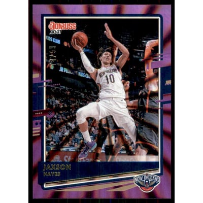 2020-21 Donruss Holo Purple Laser #43 Jaxson Hayes