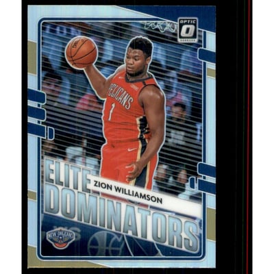 2020-21 Donruss Optic Elite Dominators Holo #22 Zion Williamson