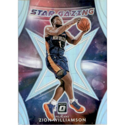 2020-21 Donruss Optic Star Gazing Holo #2 Zion Williamson