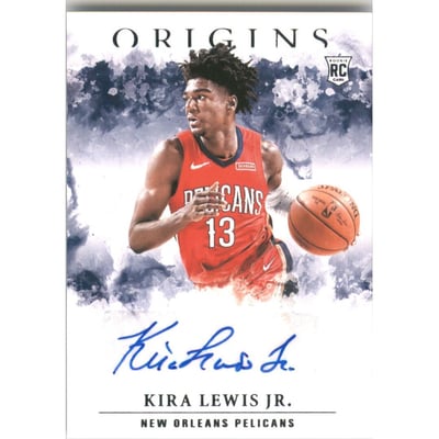 2020-21 Panini Origins Rookie Autographs #13 Kira Lewis Jr.