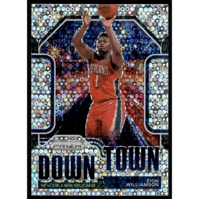 2020-21 Panini Prizm Downtown Bound Fast Break #25 Zion Williamson